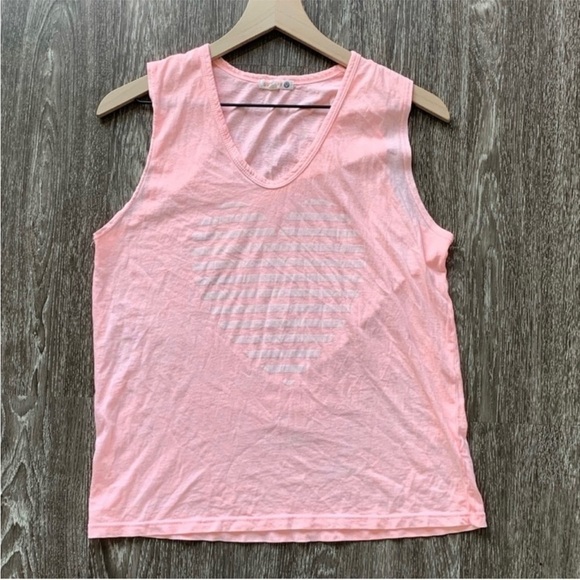 Sundry heart print cotton tank top. Size small - Picture 1 of 8
